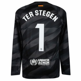 Günstige Fußballtrikots FC Barcelona Ter Stegen 1 Torwart Auswärtstrikot 2023-24 Langarm